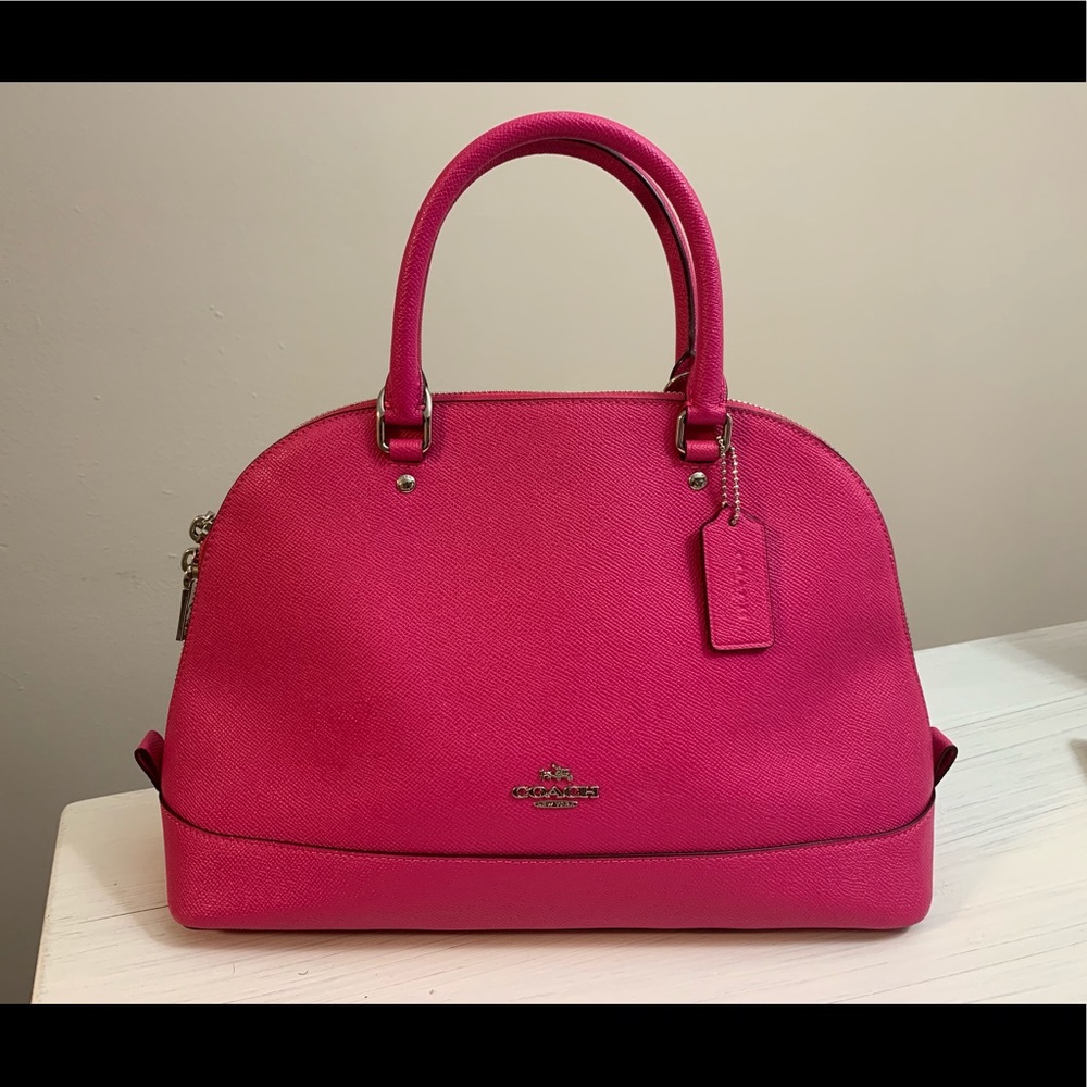 Pink coach purse
